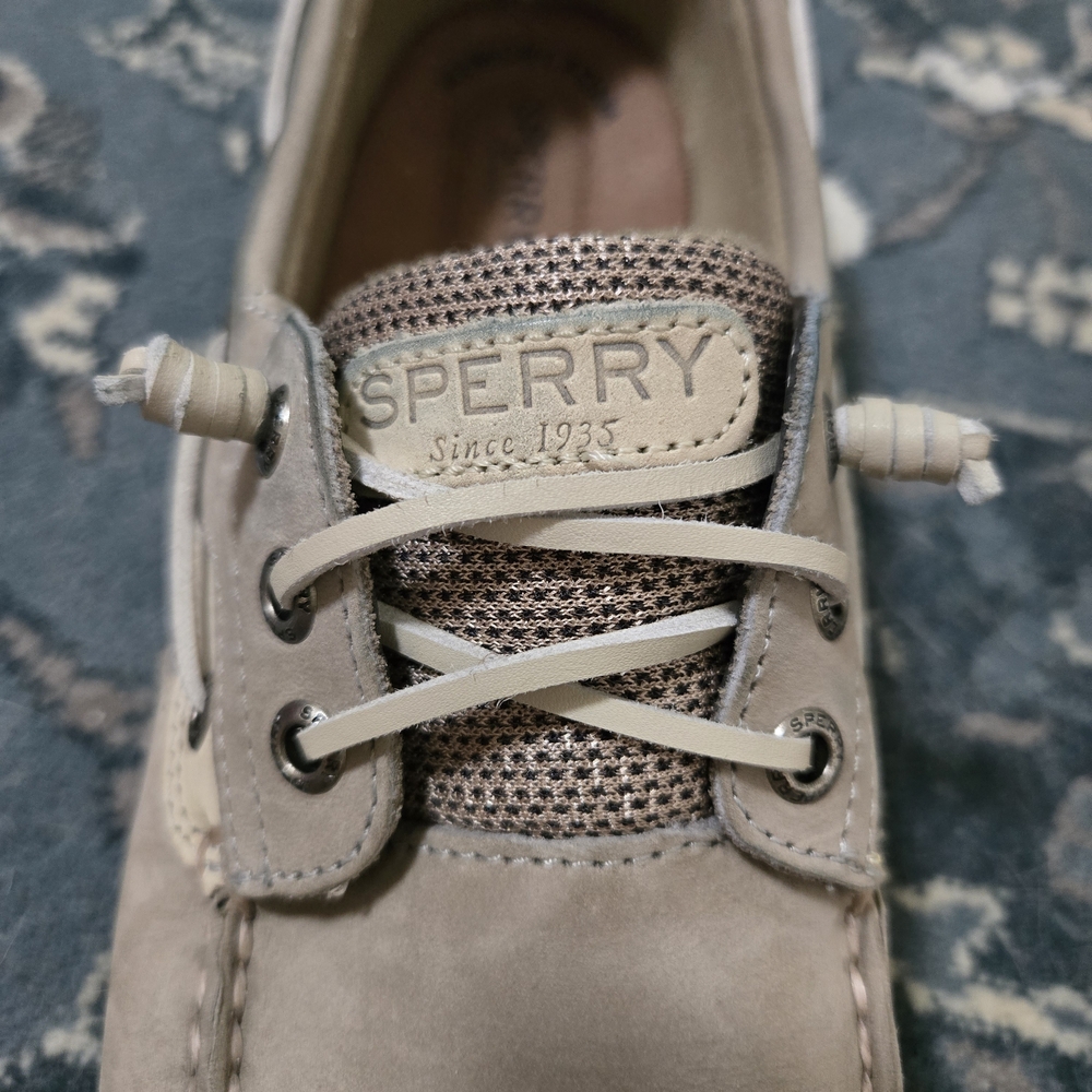 Sperry Grey Boat Shoes - Picture 3 of 8